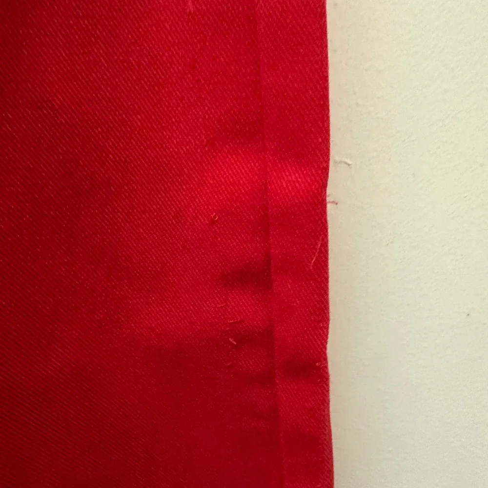 Vintage Levis Red Straight Leg High Rise Pants Made in USA White Tab W28 L32